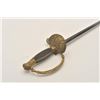 Image 2 : 18AR-78 COURT SWORDCourt sword (no scabbard) with etched blade,  fancy brass guard and pommel with c