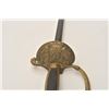 Image 3 : 18AR-78 COURT SWORDCourt sword (no scabbard) with etched blade,  fancy brass guard and pommel with c