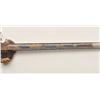 Image 4 : 18AR-79 COURT SWORDFancy Court sword (no scabbard) with blued  and gilt decoration to top 8” of blad