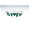 Image 1 : 18CAI-71 MALACHITE STONE BANGLENice bangle featuring Malachite inlay stones  set in Sterling silver.