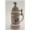 Image 1 : EVE-407 AUTHENTIC HAND PTD IMPERIAL ERA STEINAuthentic hand painted Imperial era German  stein for “