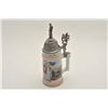 Image 1 : EVE-408 AUTHENTIC IMPERIAL ERA REG. BEER STEINAuthentic Imperial era regimental beer stein  with leg