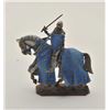 Image 1 : EVE-413 CAST LEAD FIGURE OF KNIGHTCast lead hand painted figure of knight in  armor. Made in Russia.