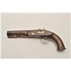 Image 1 : 18AR-62 GOZE A METZ PERCGermanic flintlock pistol converted to  percussion and signed in gold on the