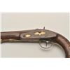 Image 3 : 18AR-62 GOZE A METZ PERCGermanic flintlock pistol converted to  percussion and signed in gold on the