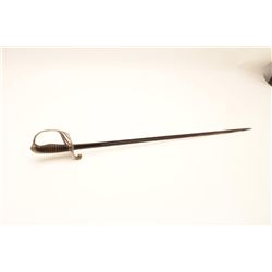 18CA-331 FRENCH OFFICER'S SWORD19th century French officer’s sword. Deep  patina. No scabbard. Good 
