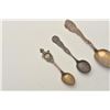 Image 4 : EVE-418 SOUVENIR SPOON LOTLot of 3 souvenir sterling marked spoons as  described: 1. Shows engraved 