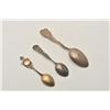 Image 5 : EVE-418 SOUVENIR SPOON LOTLot of 3 souvenir sterling marked spoons as  described: 1. Shows engraved 