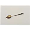 Image 4 : EVE-419 900. FINE MRK ENAMALED BOWL SPOON900 fine marked enameled in bowl spoon of  bullfight with R