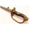 Image 3 : 18CA-335 JAPANESE D GUARD OFF. SWORDJapanese D guard officer’s sword with a 33”  blade and 38” overa