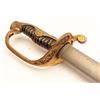 Image 6 : 18CA-335 JAPANESE D GUARD OFF. SWORDJapanese D guard officer’s sword with a 33”  blade and 38” overa
