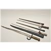 Image 1 : 18CA-337 1878 DATED FRENCH BAYONETLot of bayonets as described. 1. 1878 dated French bayonet with fi