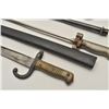 Image 2 : 18CA-337 1878 DATED FRENCH BAYONETLot of bayonets as described. 1. 1878 dated French bayonet with fi