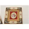 Image 2 : 18CA-340 MINIATURES ON PORCELAINMiniatures on porcelain signed Fragonard.  Measures 2 ¼” in height a