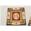 Image 3 : 18CA-340 MINIATURES ON PORCELAINMiniatures on porcelain signed Fragonard.  Measures 2 ¼” in height a