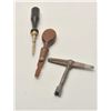 Image 2 : EVE-421 GUN TOOL LOTLot of gun tools as described: 2 screwdrivers  circa 19th century and combo tool