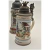 Image 2 : EVE-425 IMPERIAL STYLE STEIN LOTLot of 3 Imperial style beer steins with  damaged lids. Bodies good 