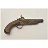 Image 7 : 18CA-345 RELIC COND. SPANISH MIQUELETRelic condition Spanish miquelet percussion  pistol showing sil