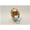 Image 1 : 18CA-350 BRASS PROP HELMETUnmarked brass prop helmet in Roman style  made for Ben Hur movie. Some de