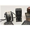 Image 2 : 18AL-83 VINTAGE AND ANTIQUE CAMERA LOTBonanza lot of vintage and antique box  cameras, Polaroid, Bro