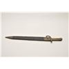 Image 1 : 18AP-92 SWORD BAYONETEuropean 19th Century sword bayonet with saw  back blade that is star “G” proof