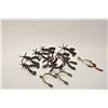 Image 1 : 18AP-96 SPUR COLLECTIONCollection of misc. old spurs and a  reproduction President John Adams brass 