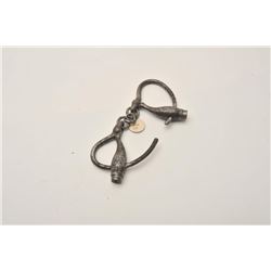 18AP-87 MARLIN CUFFSAntique Marlin handcuffs.  The lot includes  one set of marlin handcuffs in fair