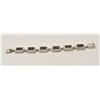 Image 2 : 17LP-20 BRACELETBlack Onyx and silver bracelet.  The bracelet  is approximately 8” in length and fea