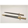 Image 1 : 18AL-17 SWORD LOTLot of 2 French style Civil War era swords;  one with a rusted blade and no sheath,