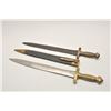 Image 3 : 18AL-17 SWORD LOTLot of 2 French style Civil War era swords;  one with a rusted blade and no sheath,