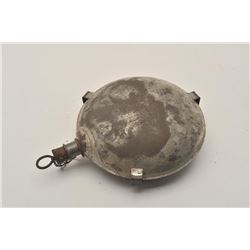 18AL-19 CANTEENTin canteen 1862-63 (Ref Page 181 #208 on  inventory, No book title listed). No cover