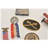 Image 3 : 18AL-31 VINTAGE LOTVintage lot of smalls including a toy metal  Winchester Store advertiser airplane