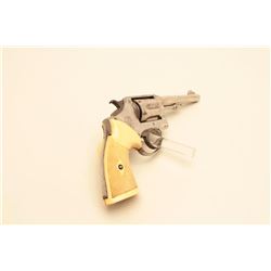 17JL-65 S&W 32-20Smith & Wesson Hand Ejector DA revolver, .32  Winchester caliber, 5” barrel, nickel