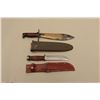 Image 4 : 17JL-20 SCABMilitaria lot including a minty Cattaraugus  fighting knife with unmarked scabbard and a