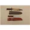 Image 5 : 17JL-20 SCABMilitaria lot including a minty Cattaraugus  fighting knife with unmarked scabbard and a