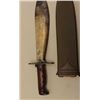 Image 6 : 17JL-20 SCABMilitaria lot including a minty Cattaraugus  fighting knife with unmarked scabbard and a