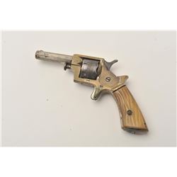 18AP-15 SPUR TRIGGERTranter’s Patent spur trigger revolver, .22  caliber, 2.5” octagon barrel, brass