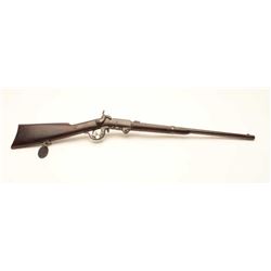 18AP-47 BURNSIDE CARB.Burnside percussion carbine, 21” barrel, dark  patina, wood stocks, S/N 38341,