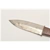 Image 9 : 18AP-50 DAG WITH SCABBARD20th Century Indian dagger with wood grip and  accompanied by a beaded and 