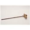 Image 4 : 18AP-60 STONE HEAD CLUBStonehead Indian club with beaded wrap and  repaired shaft.     Est.:  $100-$