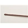 Image 5 : 18AP-60 STONE HEAD CLUBStonehead Indian club with beaded wrap and  repaired shaft.     Est.:  $100-$