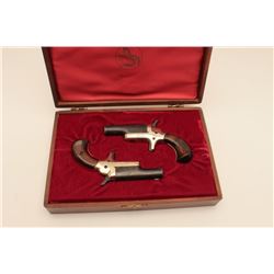 17AY-4 COLT FOURTH MDL DERRINGERBoxed set of Colt Fourth Model Derringers,  .22 Short caliber, Seria