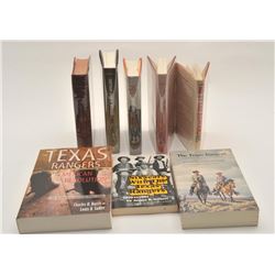 18EMY-6 LOT OF TEXAS RANGER BOOKSLot of approximately 14 different reference  books on the Texas Ran