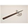 Image 1 : 18AR-87A BATTLEAXEBattle Axe modern decorator with wood shaft;  approximately 24” overall.     Est.: