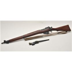 17MH-26 ENFIELD NO4 #D27856British Enfield No. 4 MK I bolt action rifle,  .303 caliber, military fin