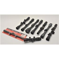 17LP-1 LOT OF SCOPESBonanza lot of scopes, rings and bases.  The  lot includes nine scopes, three se