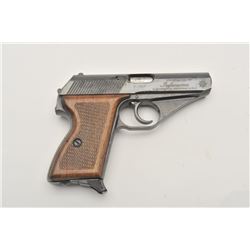 17LP-3 MAUSER HSC #01-20527Mauser Model HSC semi-auto pistol, 9mm Kurz  caliber, Serial #01-20527.  