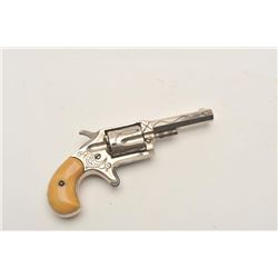 18AP-21 RED JACKET #3Engraved Red Jacket No. 3 spur trigger  revolver, .31 caliber, 2.75” octagon ba