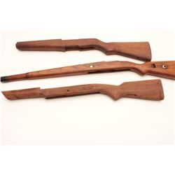 17KH-475 REPLACEMENT STOCKSStock lot consisting of military style  stocks, M1 Garand replacement sto