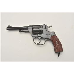 17MH-55 1895 NAGANT REVOLVERRussian Nagant Model 1895 DA revolver (1938  dated), 7.62 mm caliber, bl